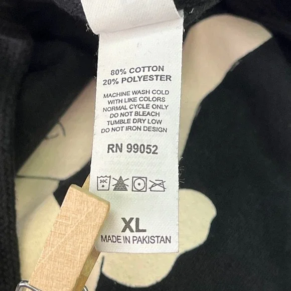 Harry Styles Love On Tour Bunny Graphic Hoodie Black Concert Merch Pullover - Picture 10 of 13